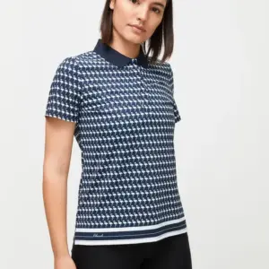 Röhnisch Deni Poloshirt - Flamingo Aop Navy